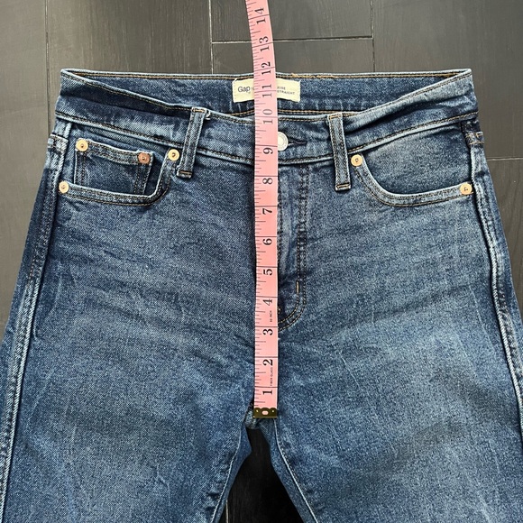 GAP High Rise Slim Straight Jean - Picture 5 of 8